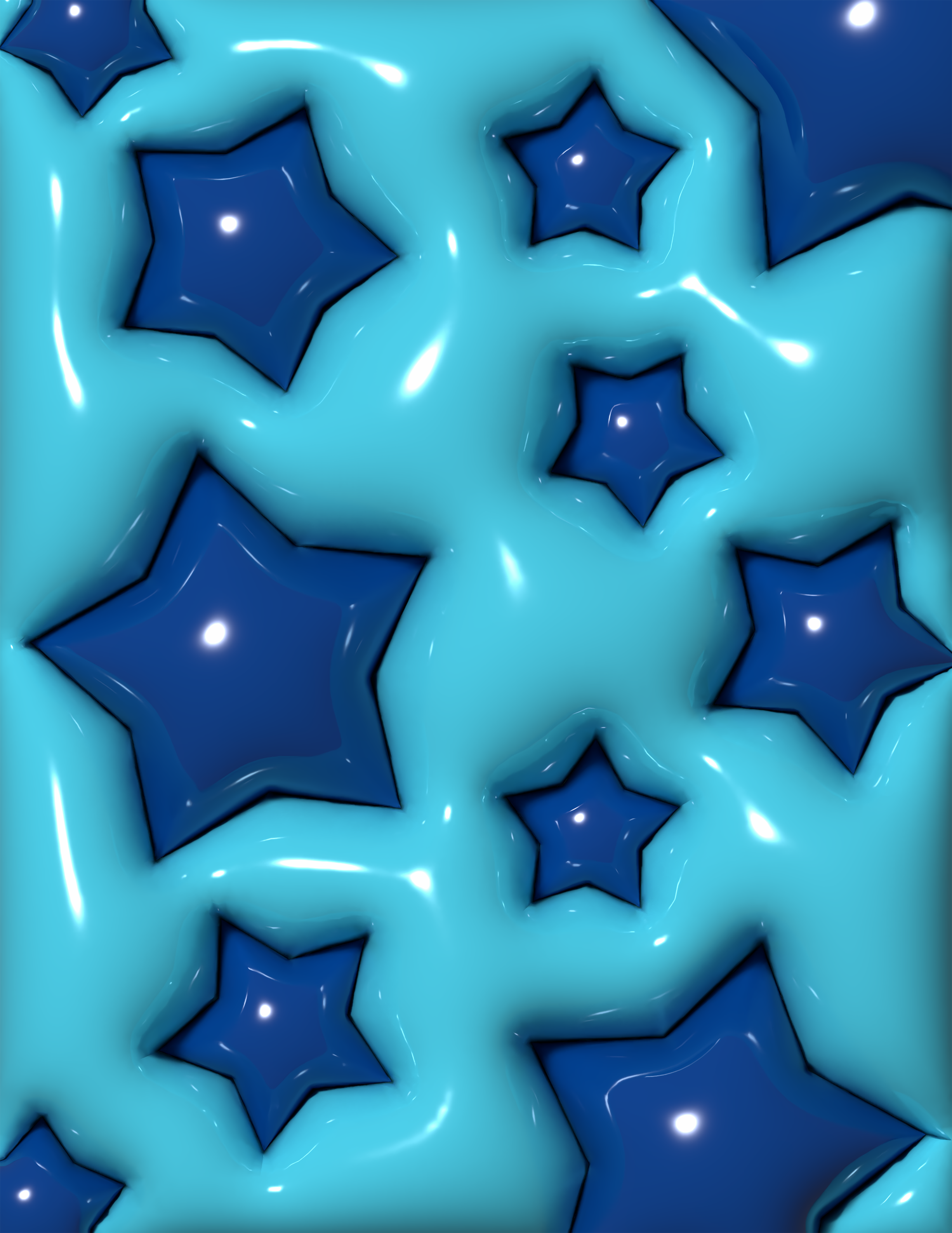 Inflated wallpaper design two
